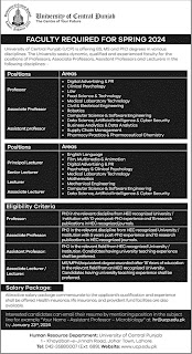 UCP Jobs in Lahore
